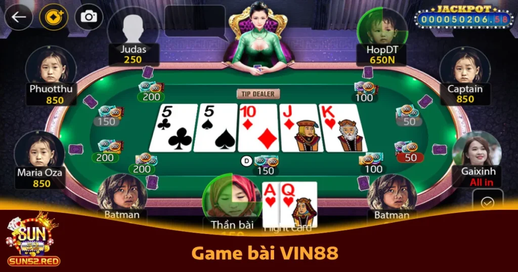 Game Bài VIN88 Chính Thức Ra Mắt Trên Sun52 – Thử Ngay!